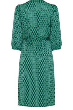 M&Co Womens M&Co Green Geometric Print Tunic Dress