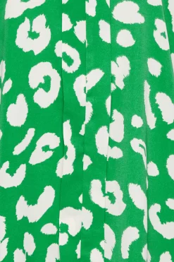 M&Co Womens M&Co Green Leopard Print Blouse