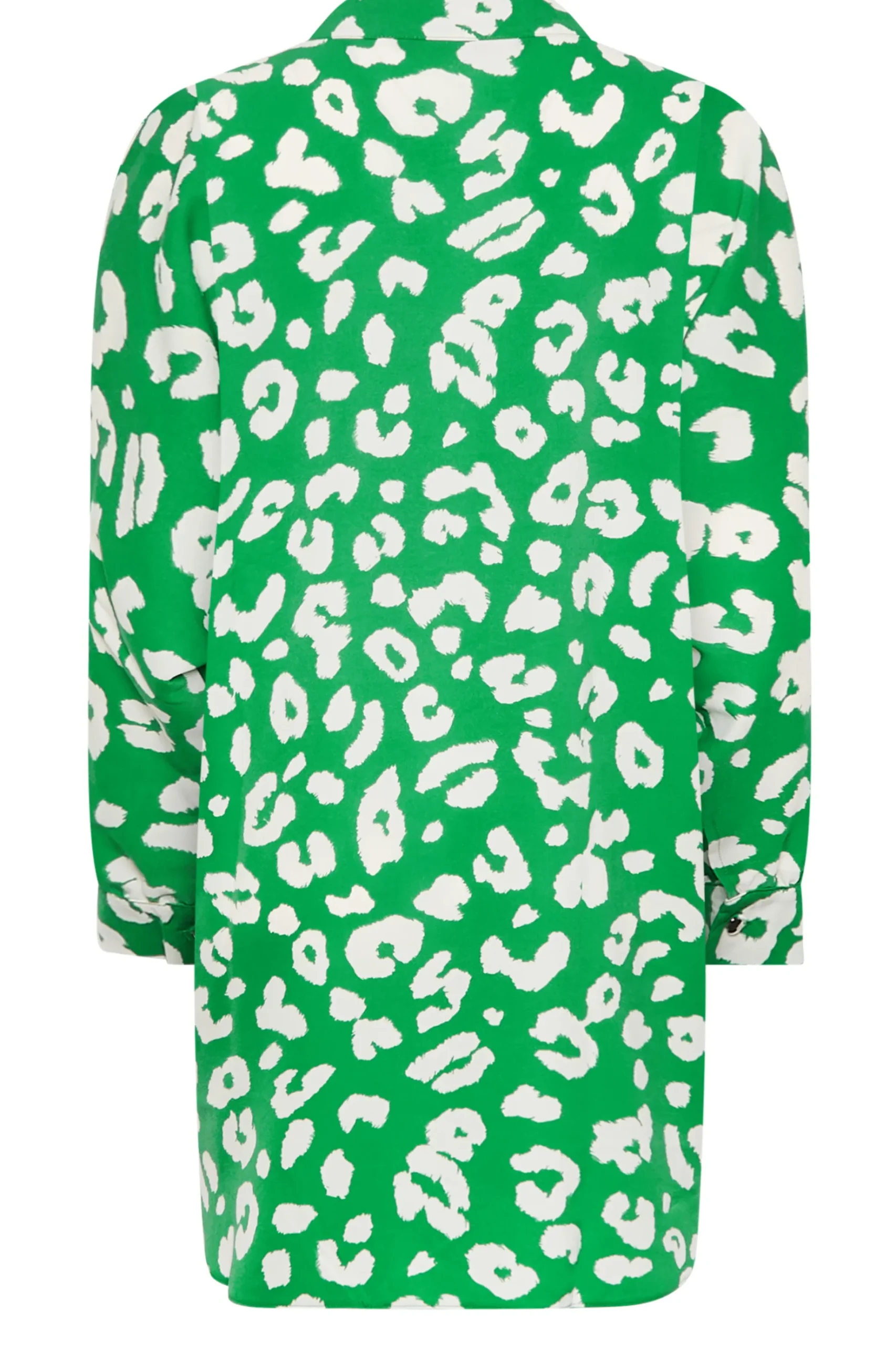 M&Co Womens M&Co Green Leopard Print Blouse