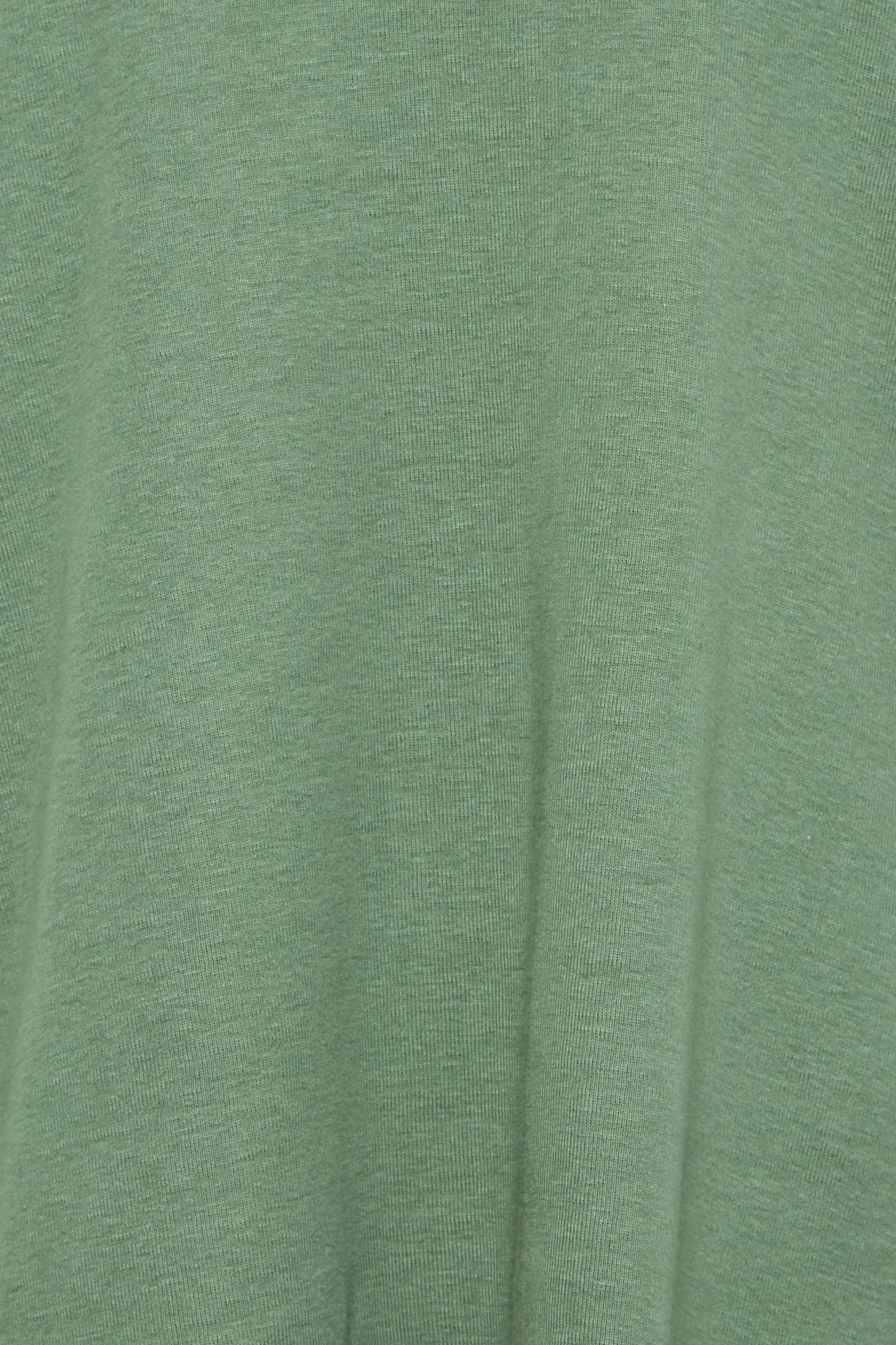 M&Co Womens M&Co Green Long Sleeve Cotton Blend Top