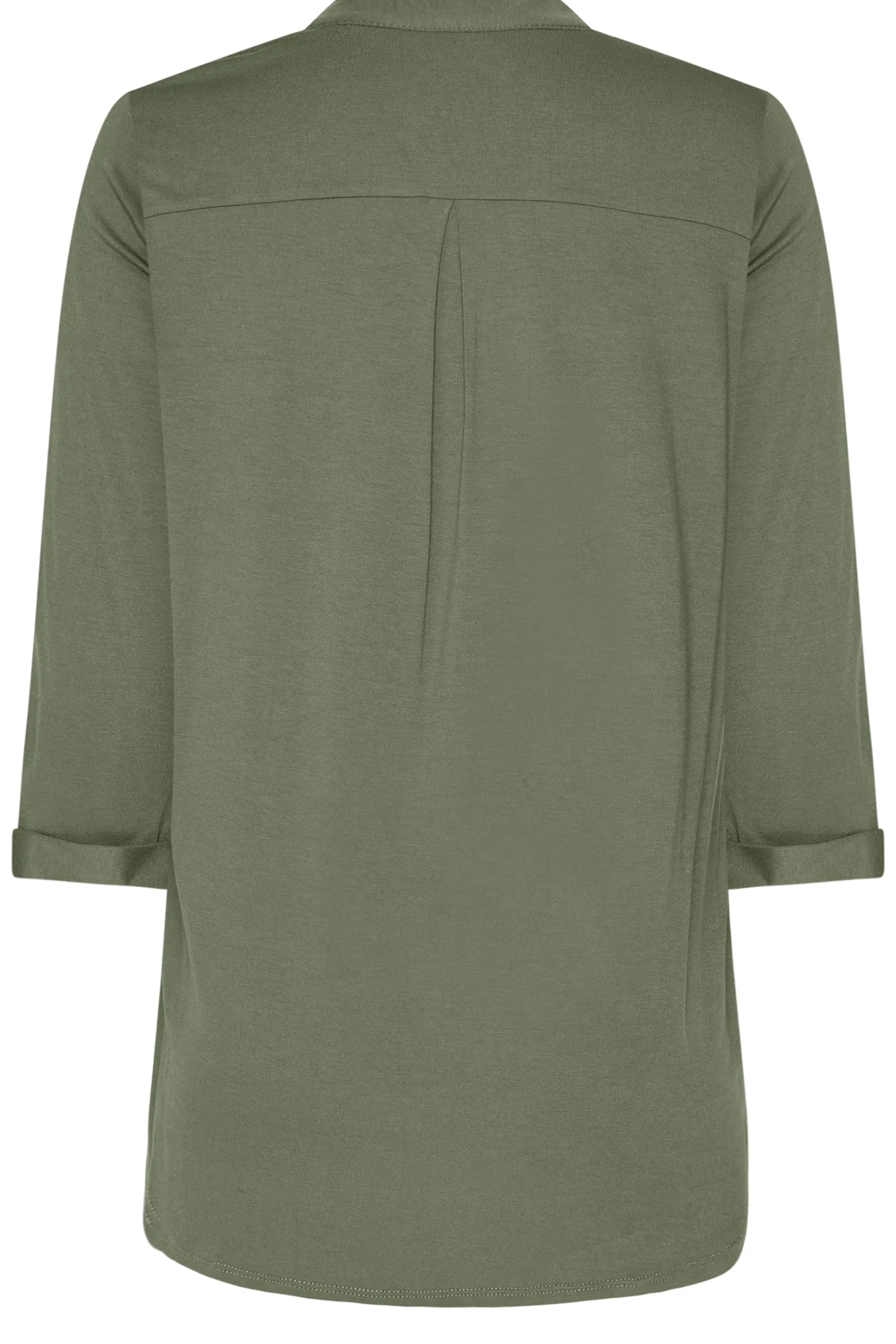 M&Co Womens M&Co Green Placket Jersey Shirt