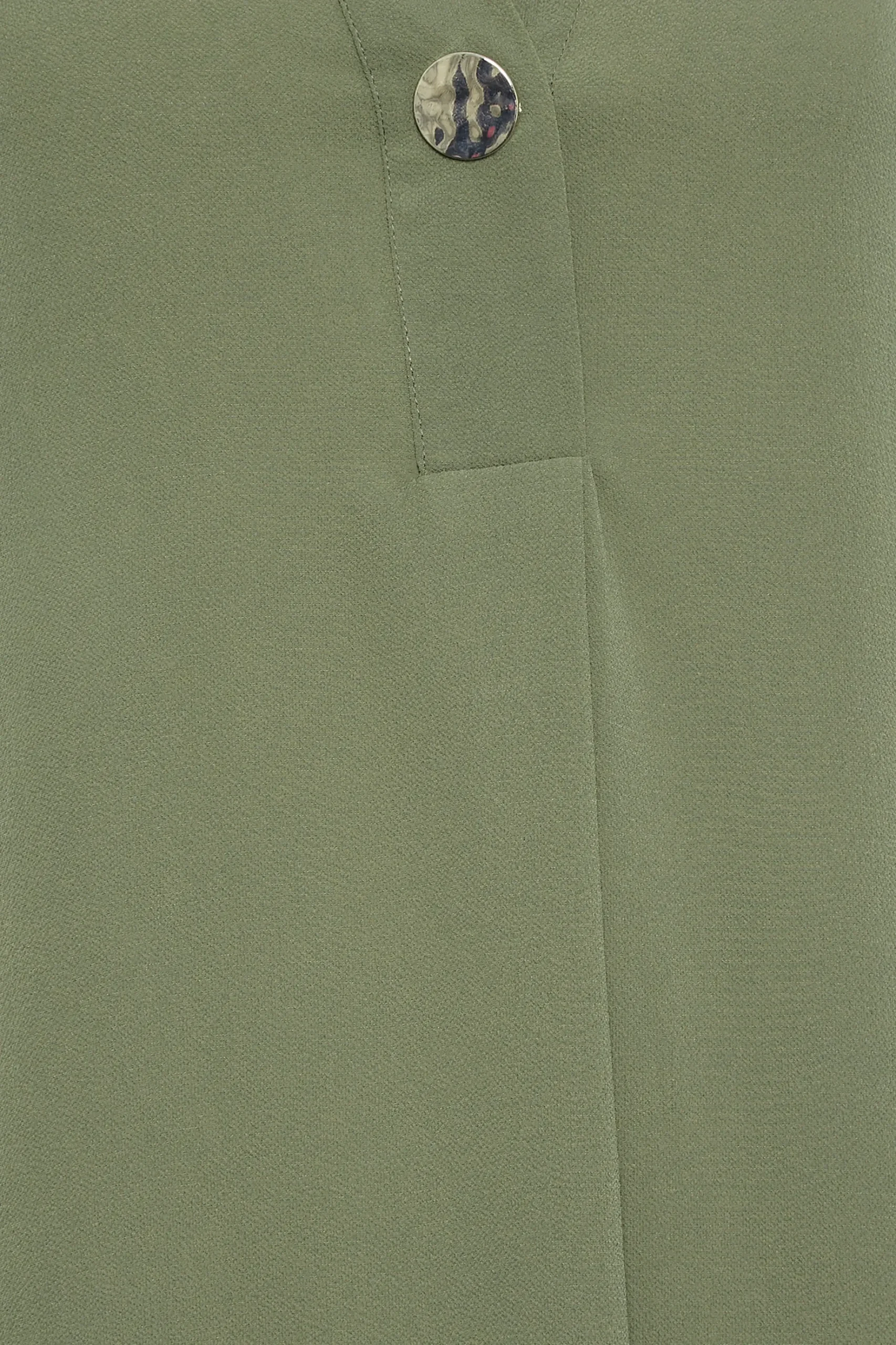 M&Co Womens M&Co Green Statement Button Tab Sleeve Shirt
