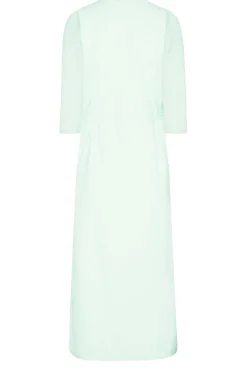 M&Co Womens M&Co Green Textured Button Through Dress