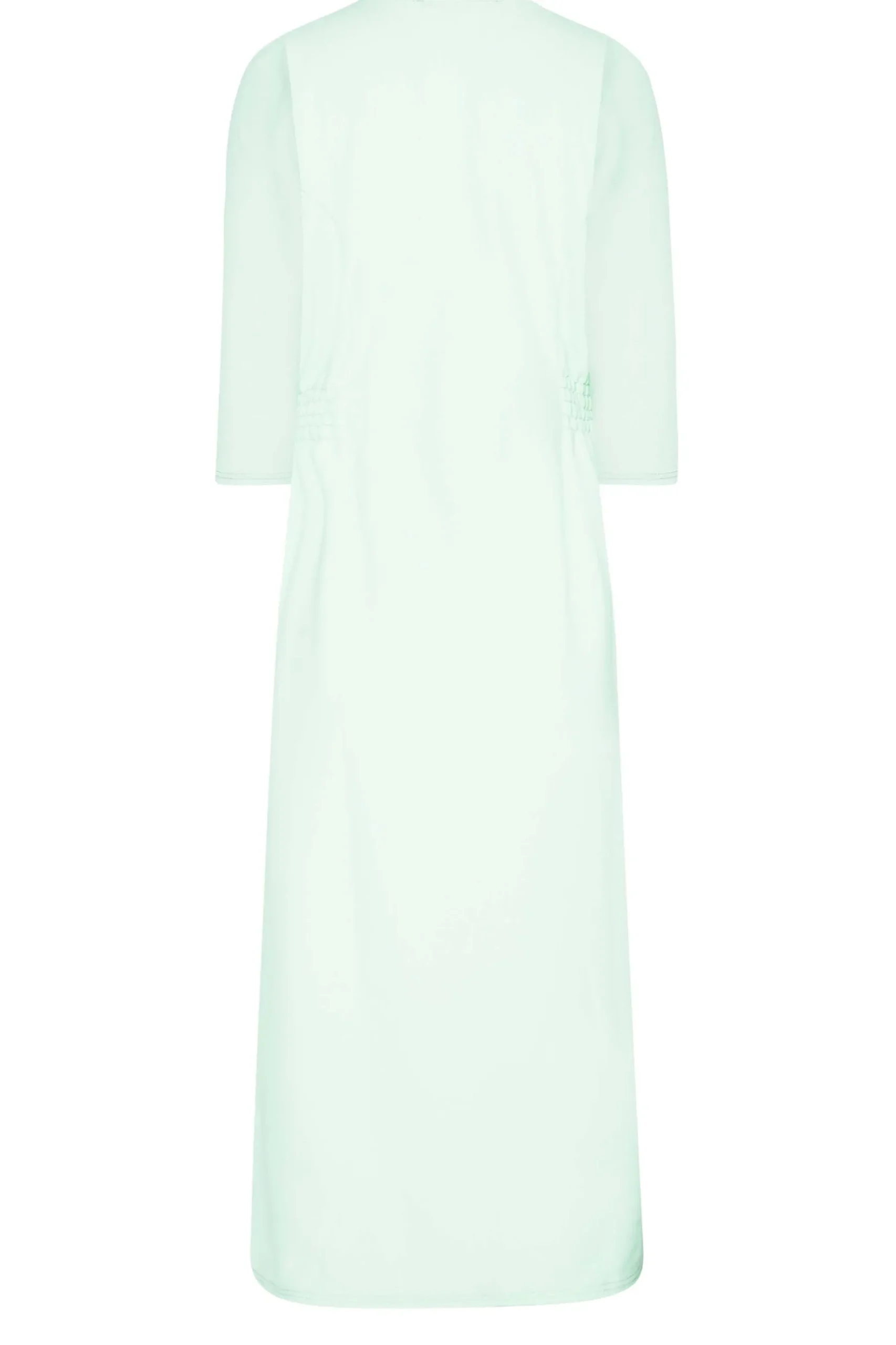 M&Co Womens M&Co Green Textured Button Through Dress