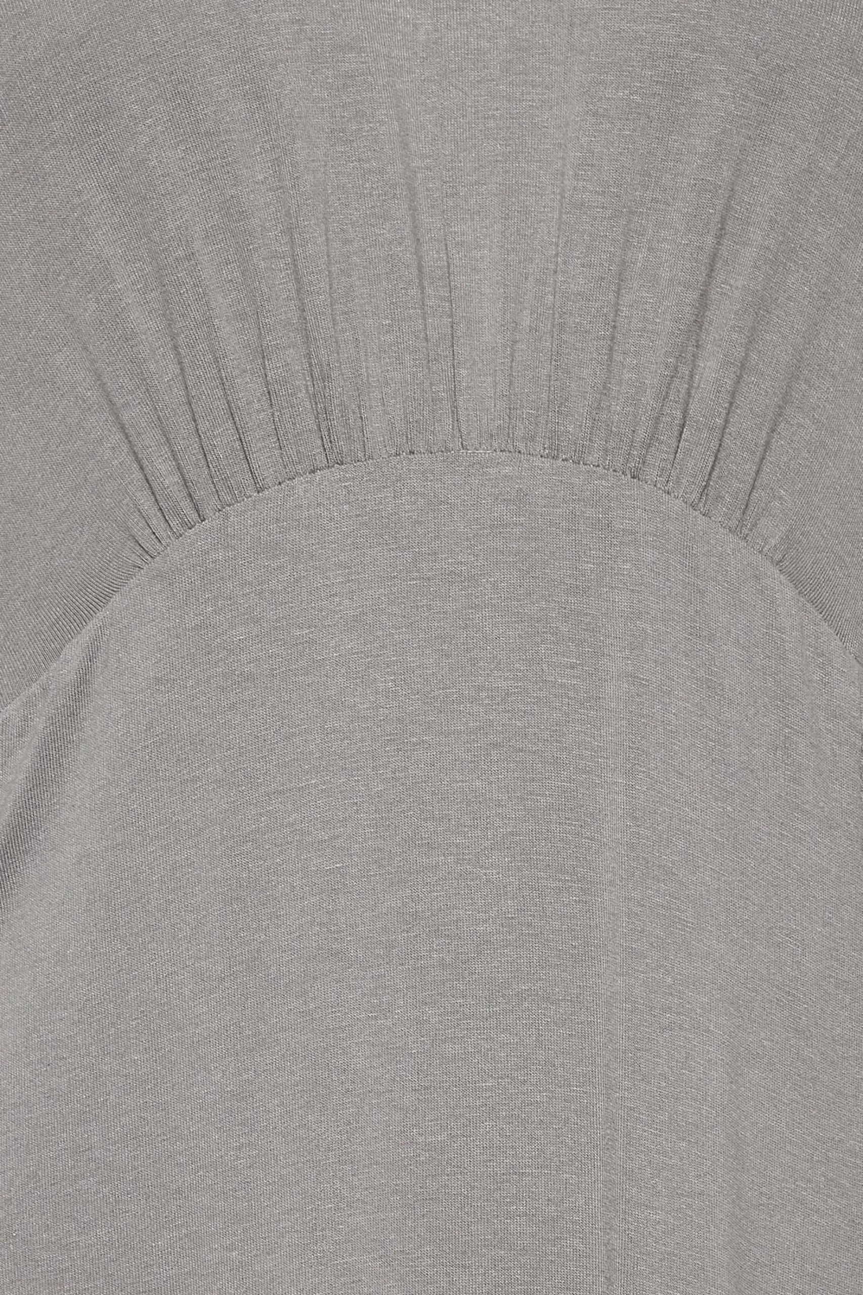 M&Co Womens M&Co Grey Angel Sleeve Split Hem Midi Dress