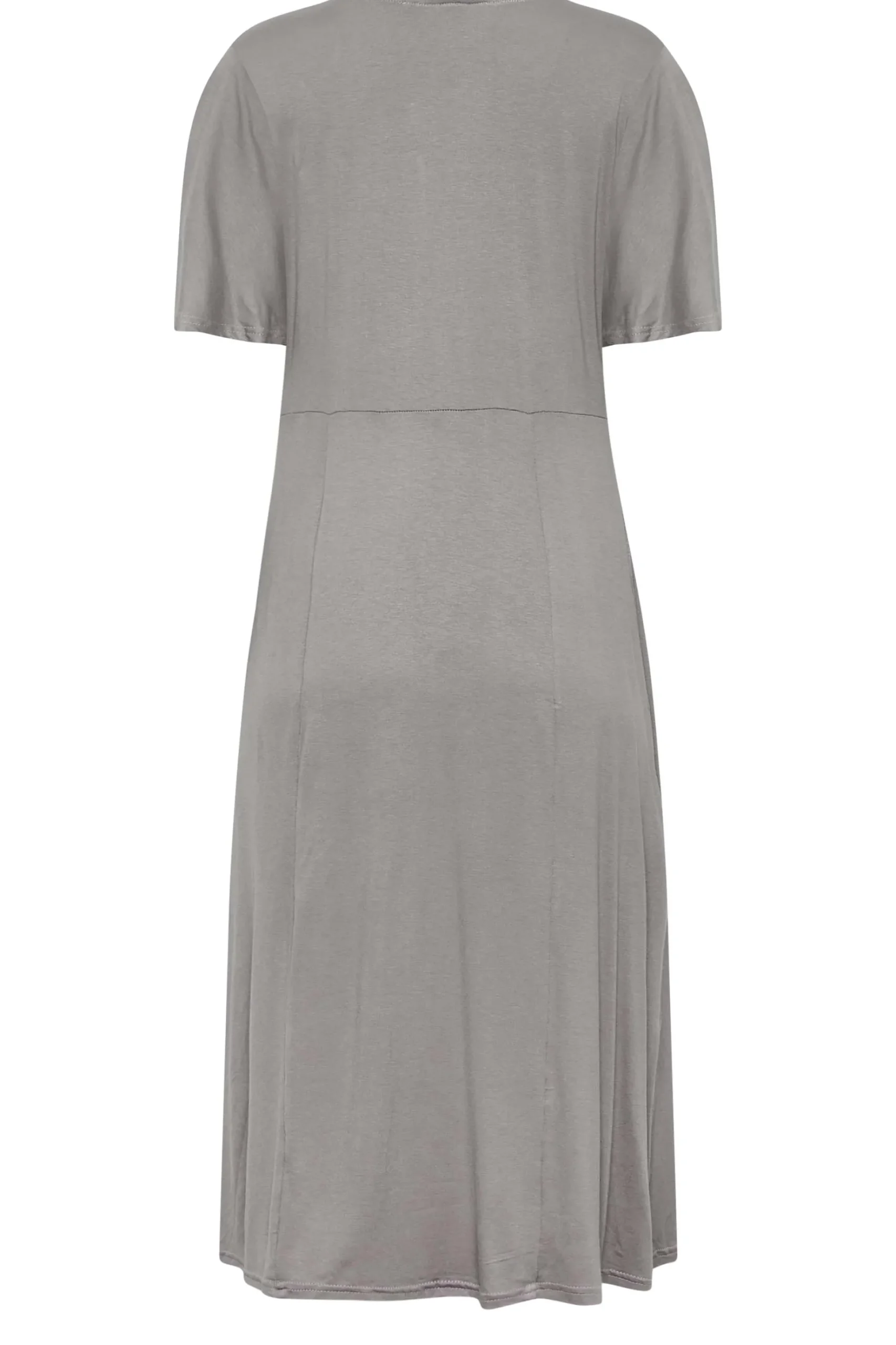 M&Co Womens M&Co Grey Angel Sleeve Split Hem Midi Dress