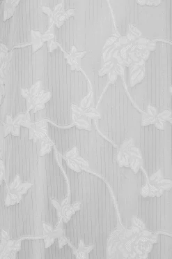 M&Co Womens M&Co Grey Floral Shimmer Angel Sleeve Blouse
