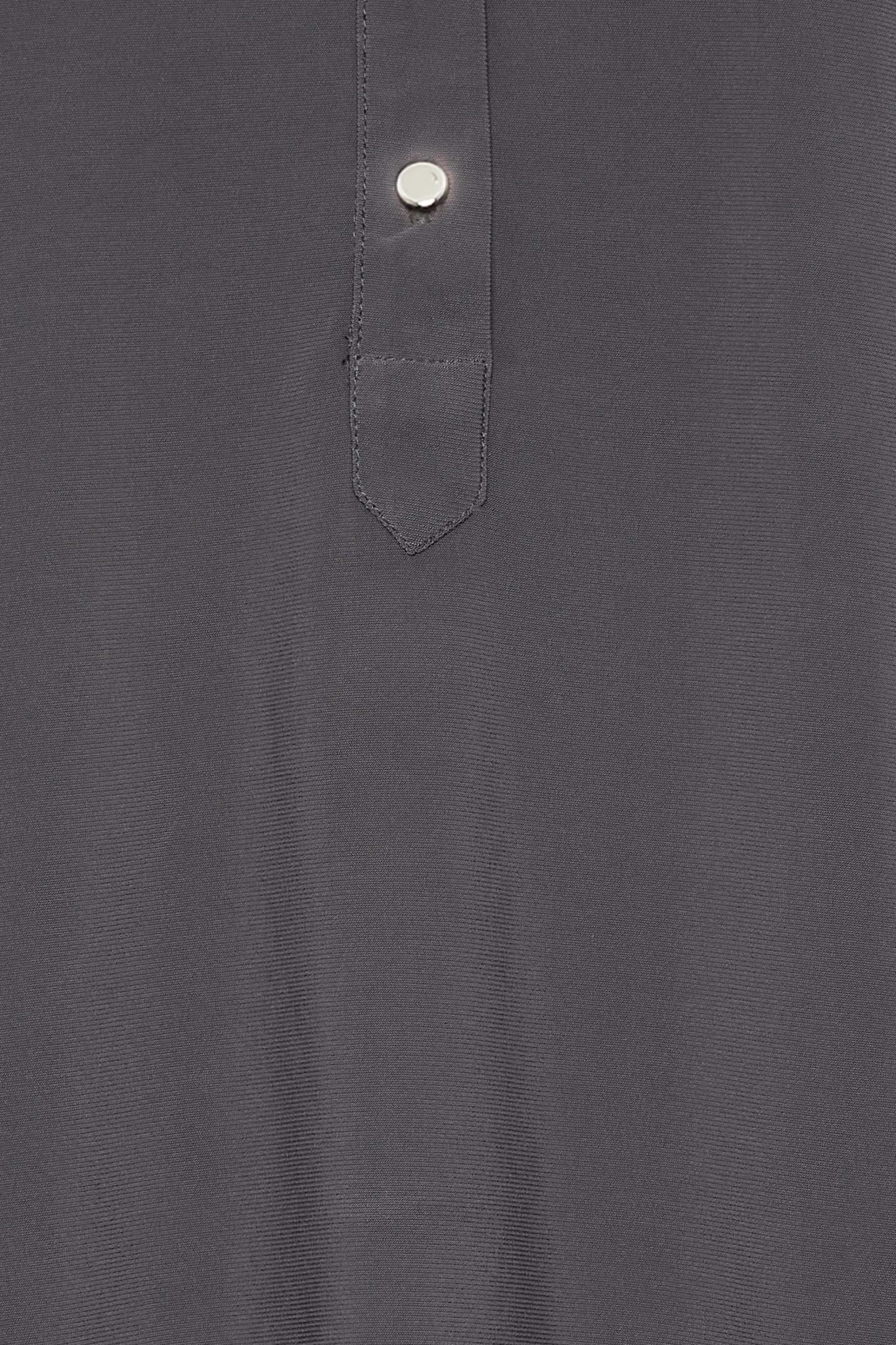 M&Co Womens M&Co Grey Half Placket Jersey Shirt