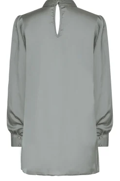 M&Co Womens M&Co Grey Satin Blouse