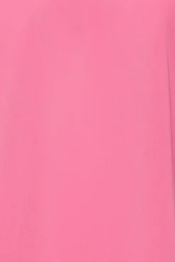 M&Co Womens M&Co Hot Pink Embellished Neck Keyhole Blouse