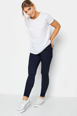 M&Co Womens M&Co Indigo Blue Stretch Jeggings