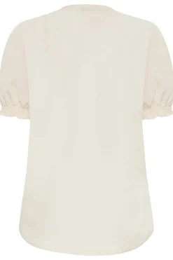 M&Co Womens M&Co Ivory White Frill Blouse