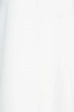 M&Co Womens M&Co Ivory White Dobby Check Tab Sleeve Shirt