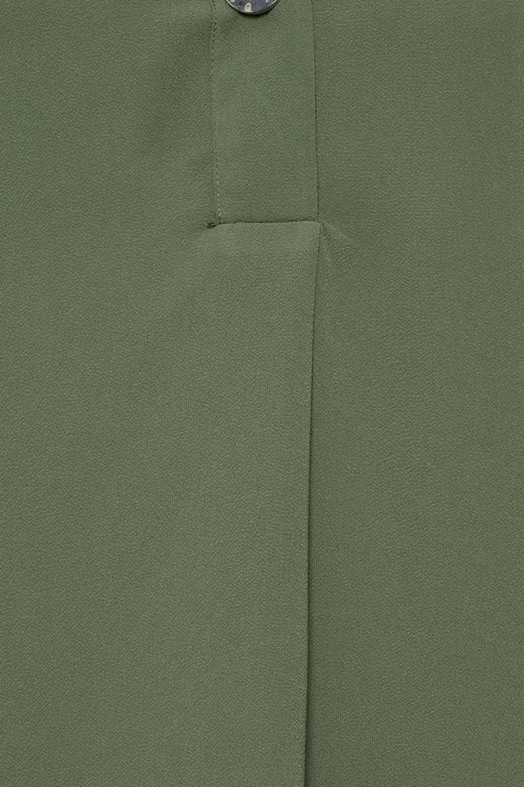 M&Co Womens M&Co Khaki Green Statement Button Tab Sleeve Shirt