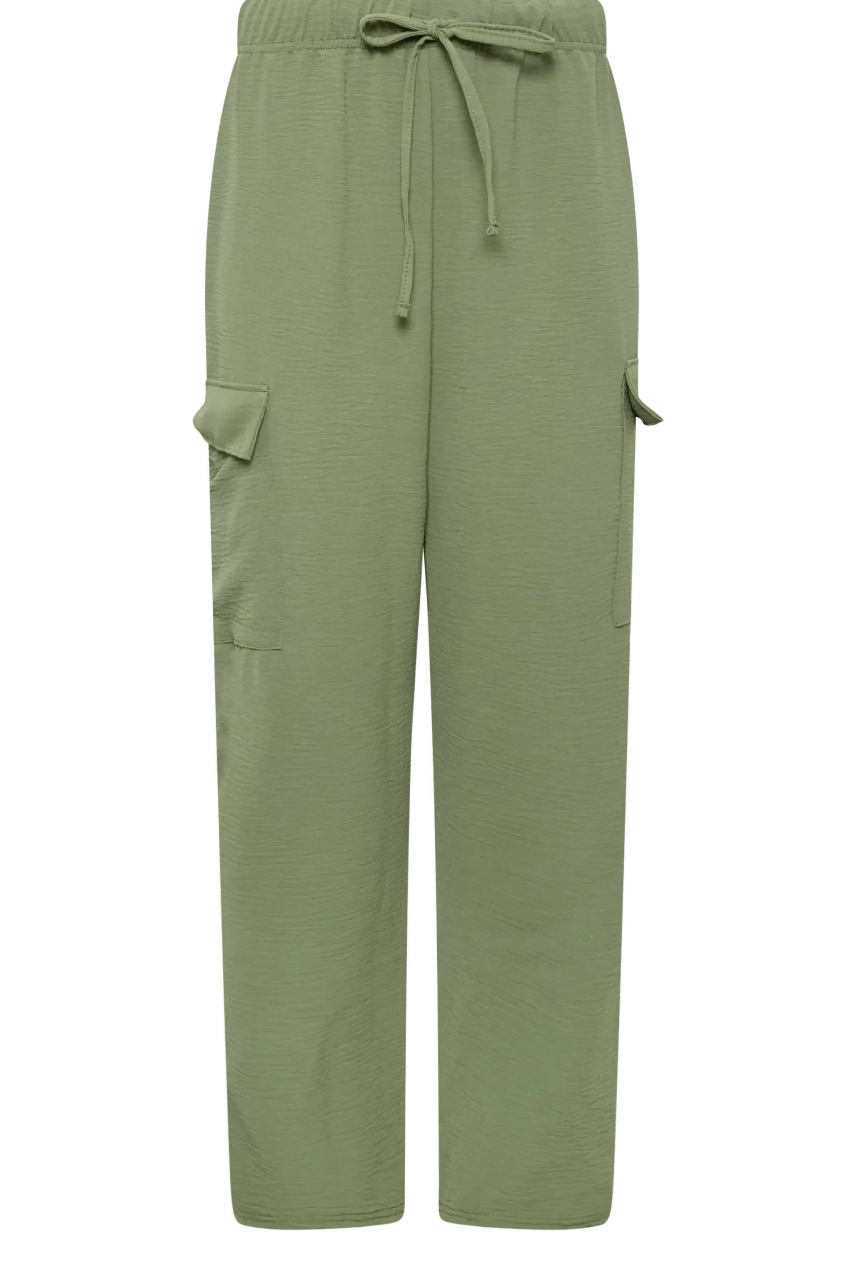 M&Co Womens M&Co Khaki Green Cargo Slim Leg Trousers