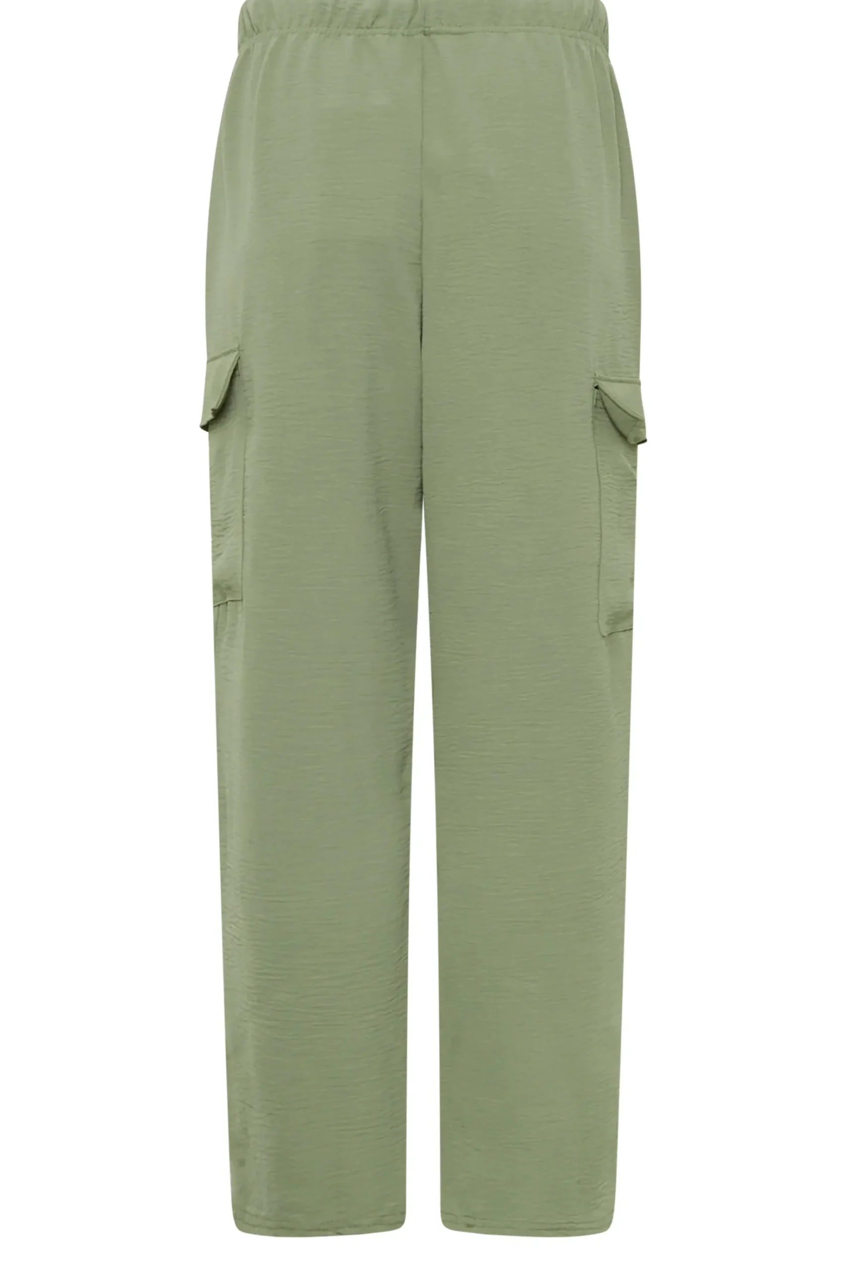 M&Co Womens M&Co Khaki Green Cargo Slim Leg Trousers