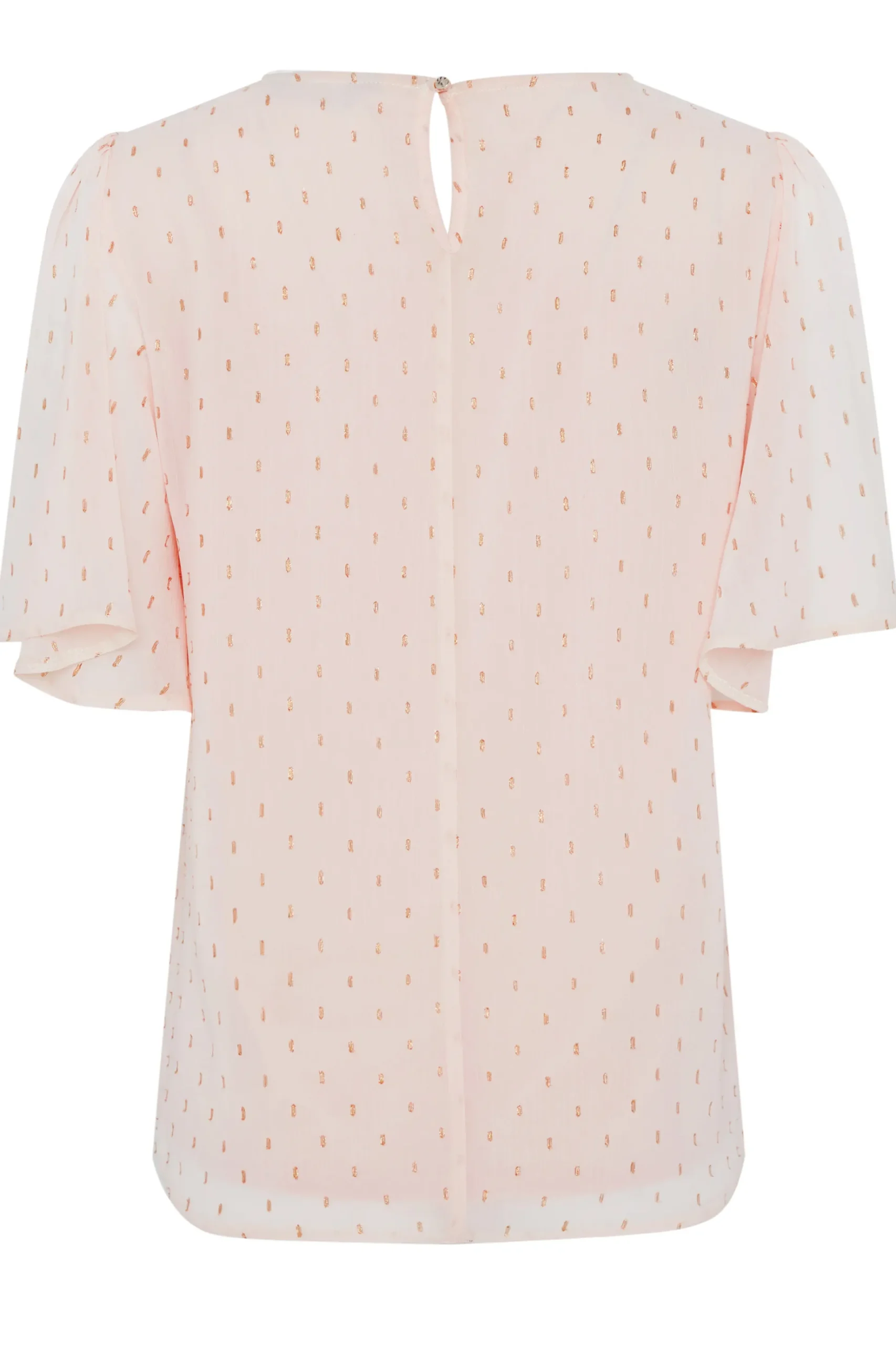 M&Co Womens M&Co Light Pink Glitter Blouse