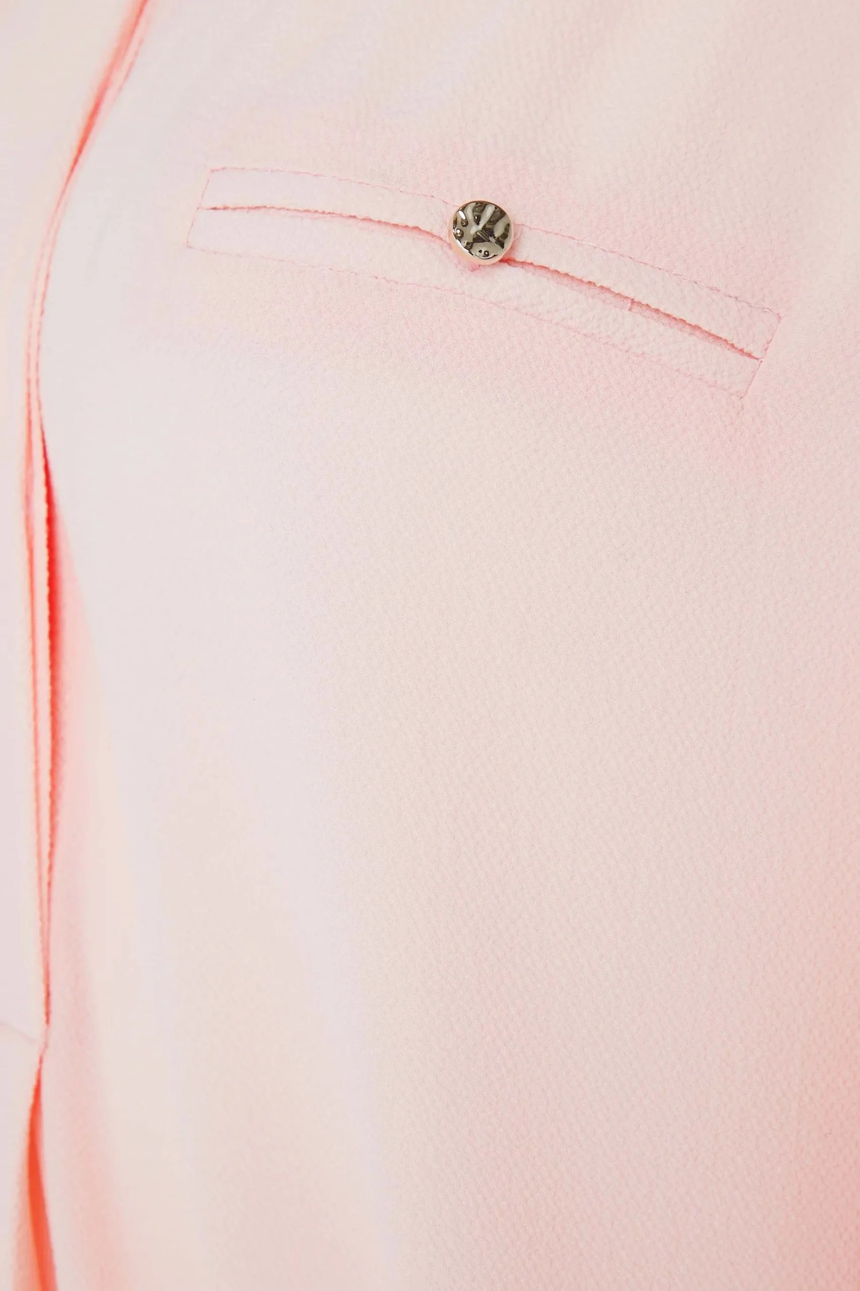 M&Co Womens M&Co Light Pink Tab Sleeve Blouse