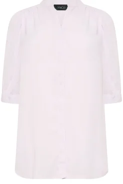M&Co Womens M&Co Lilac Purple Button Through Shirt