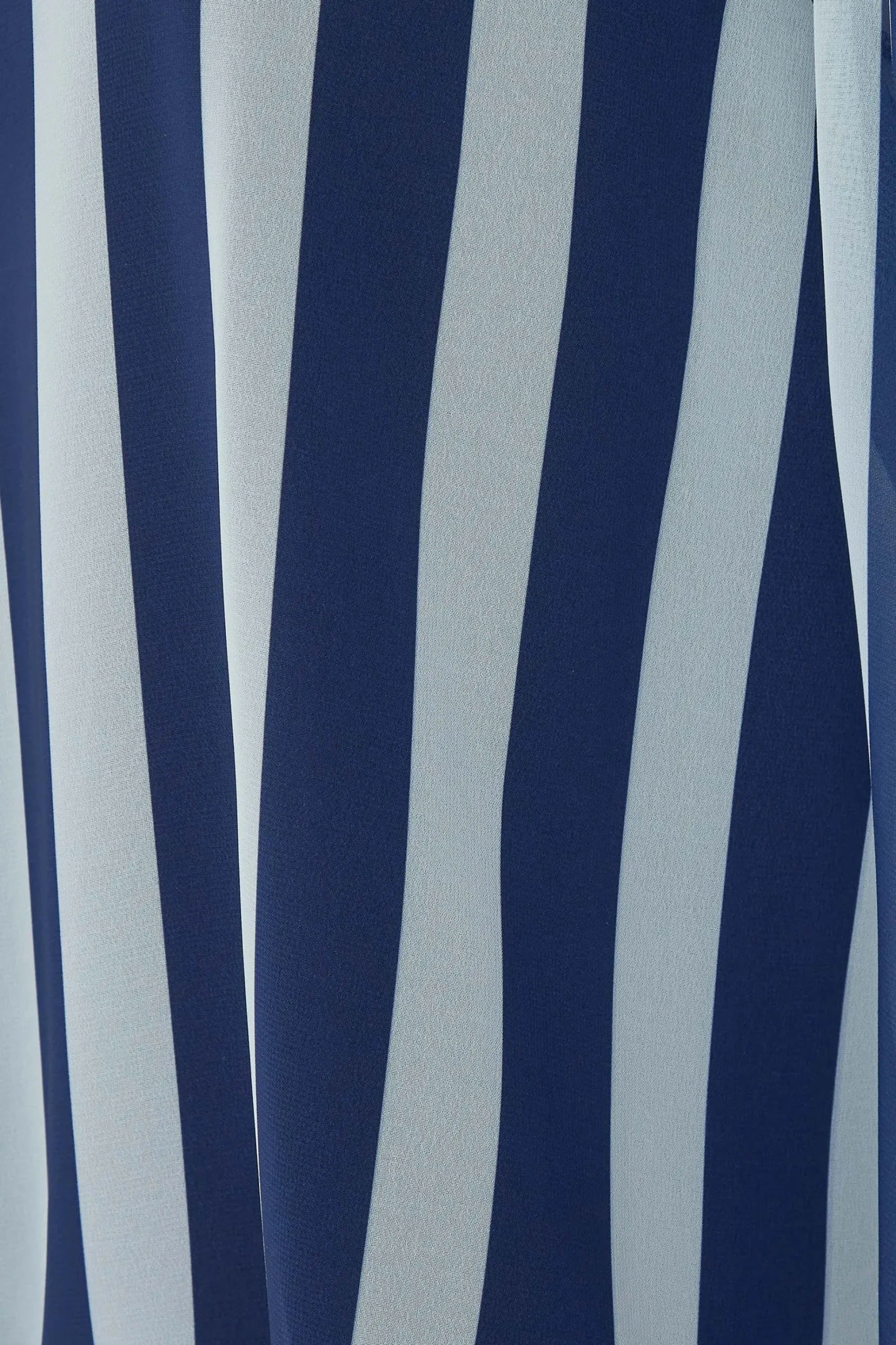 M&Co Womens M&Co Navy Blue Stripe Tie Neck Blouse