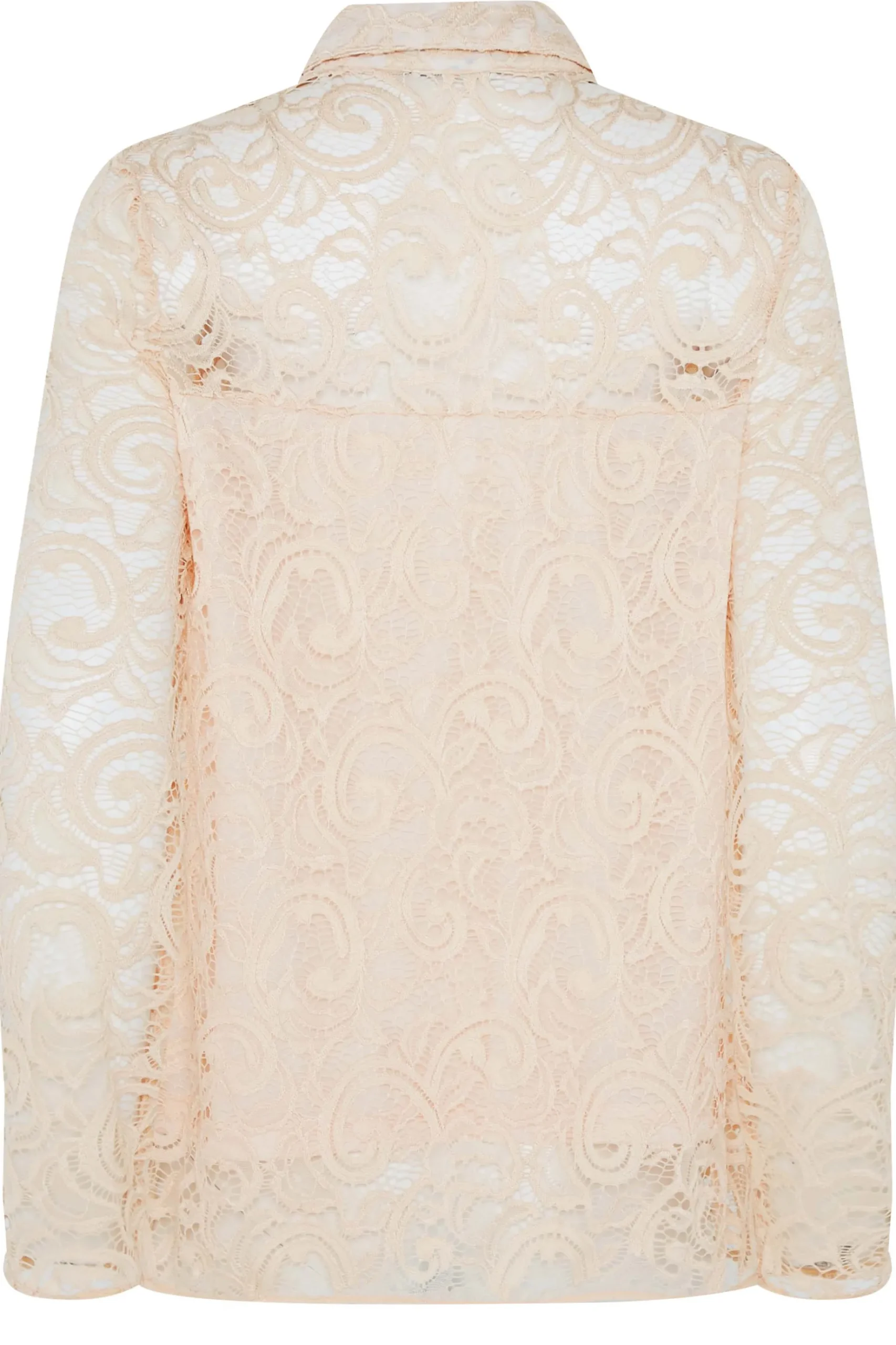 M&Co Womens M&Co Nude Pink Lace Shirt