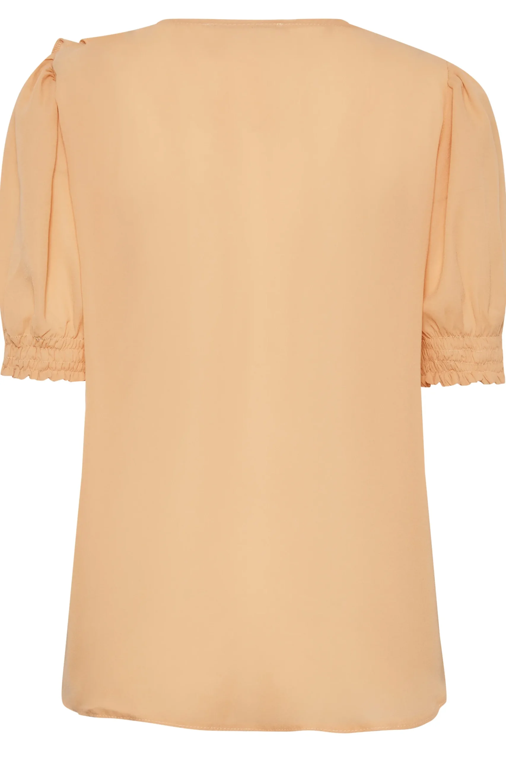 M&Co Womens M&Co Orange Frill Front Blouse