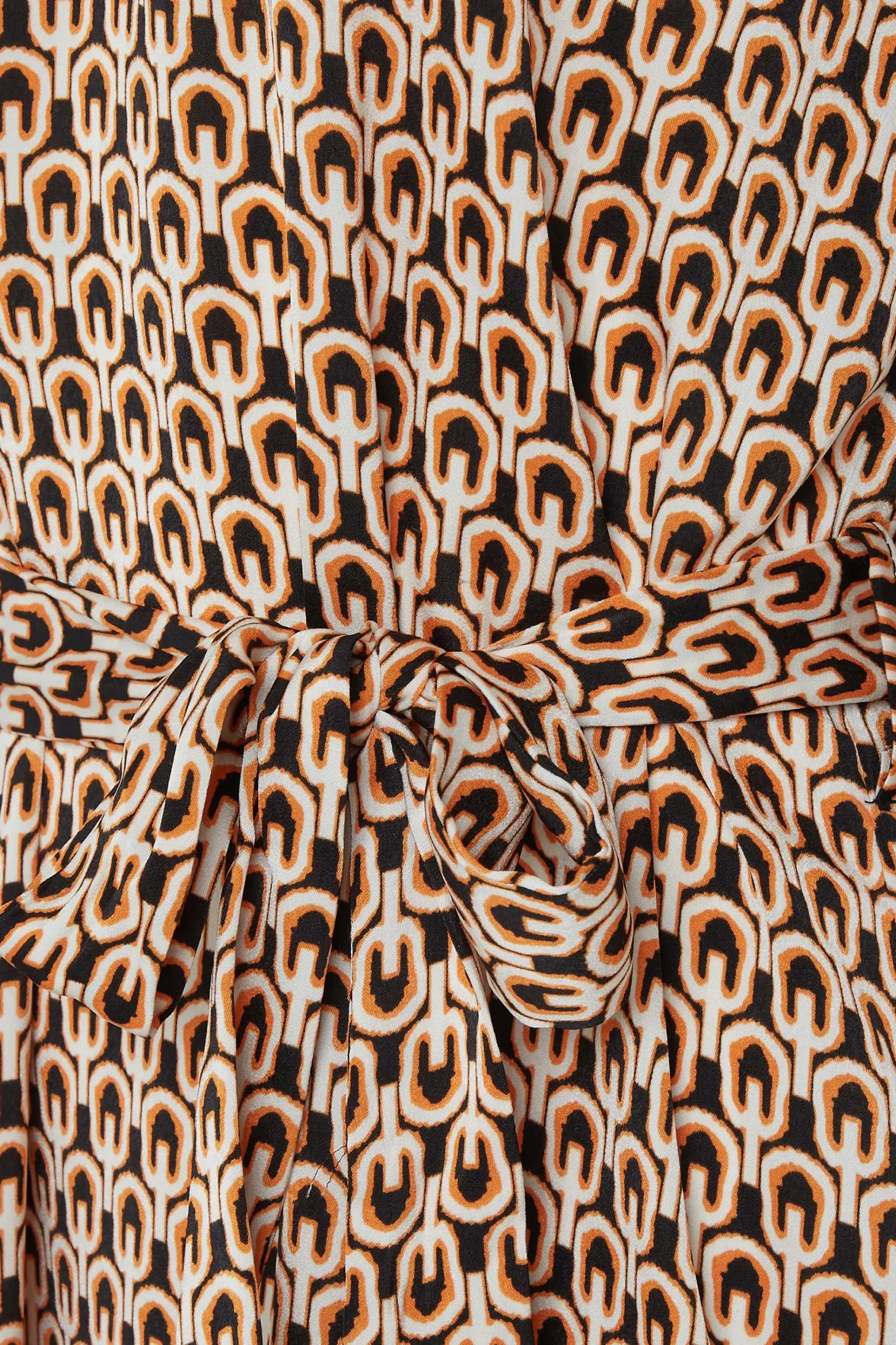 M&Co Womens M&Co Orange Geometric Print Tunic Dress