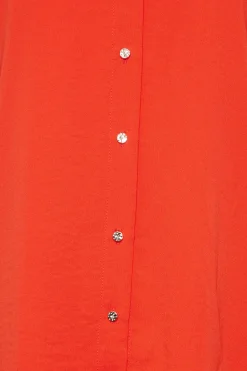 M&Co Womens M&Co Orange Tie Waist Tunic Shirt