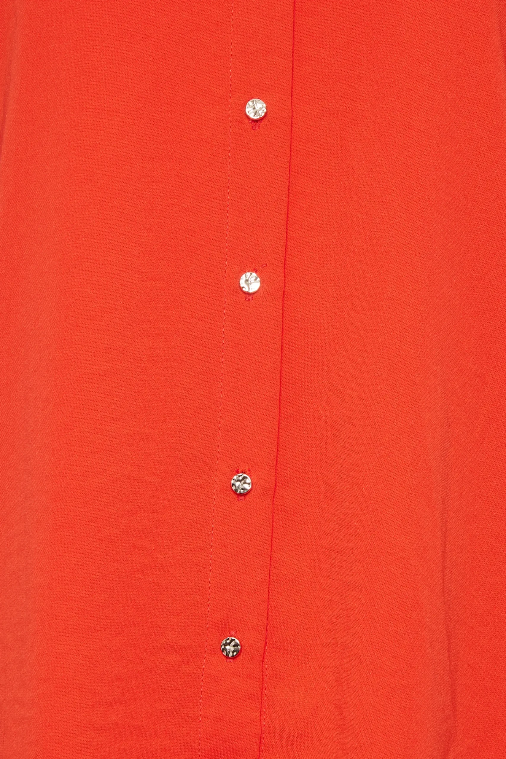 M&Co Womens M&Co Orange Tie Waist Tunic Shirt