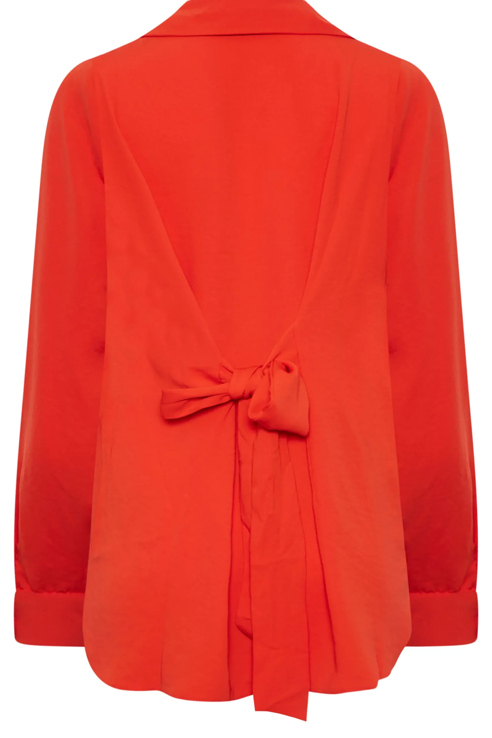 M&Co Womens M&Co Orange Tie Waist Tunic Shirt