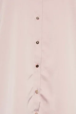 M&Co Womens M&Co Pink Button Through Tunic Shirt