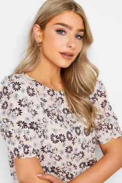 M&Co Womens M&Co Pink Daisy Print Blouse