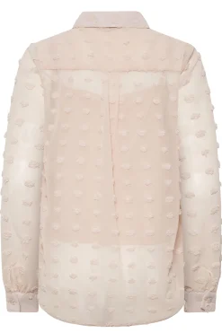 M&Co Womens M&Co Pink Dobby Spot Shirt