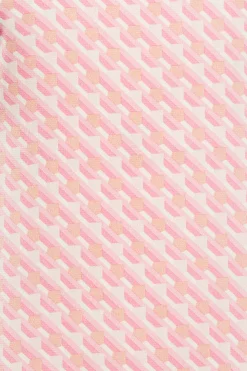 M&Co Womens M&Co Pink Geometric Print Blouse
