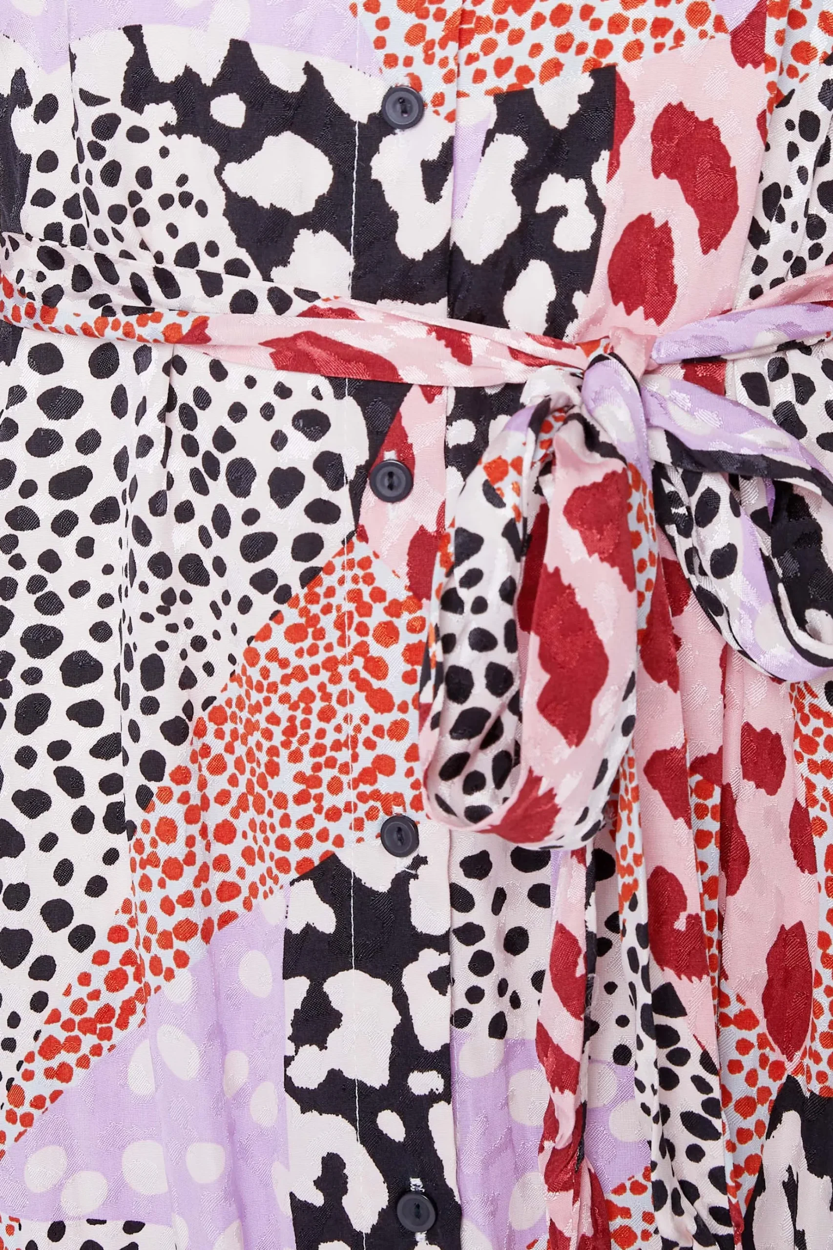 M&Co Womens M&Co Pink Mixed Animal Print Shirt Dress