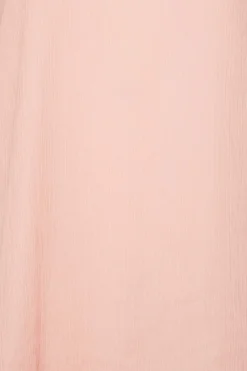 M&Co Womens M&Co Pink Shimmer Angel Sleeve Blouse