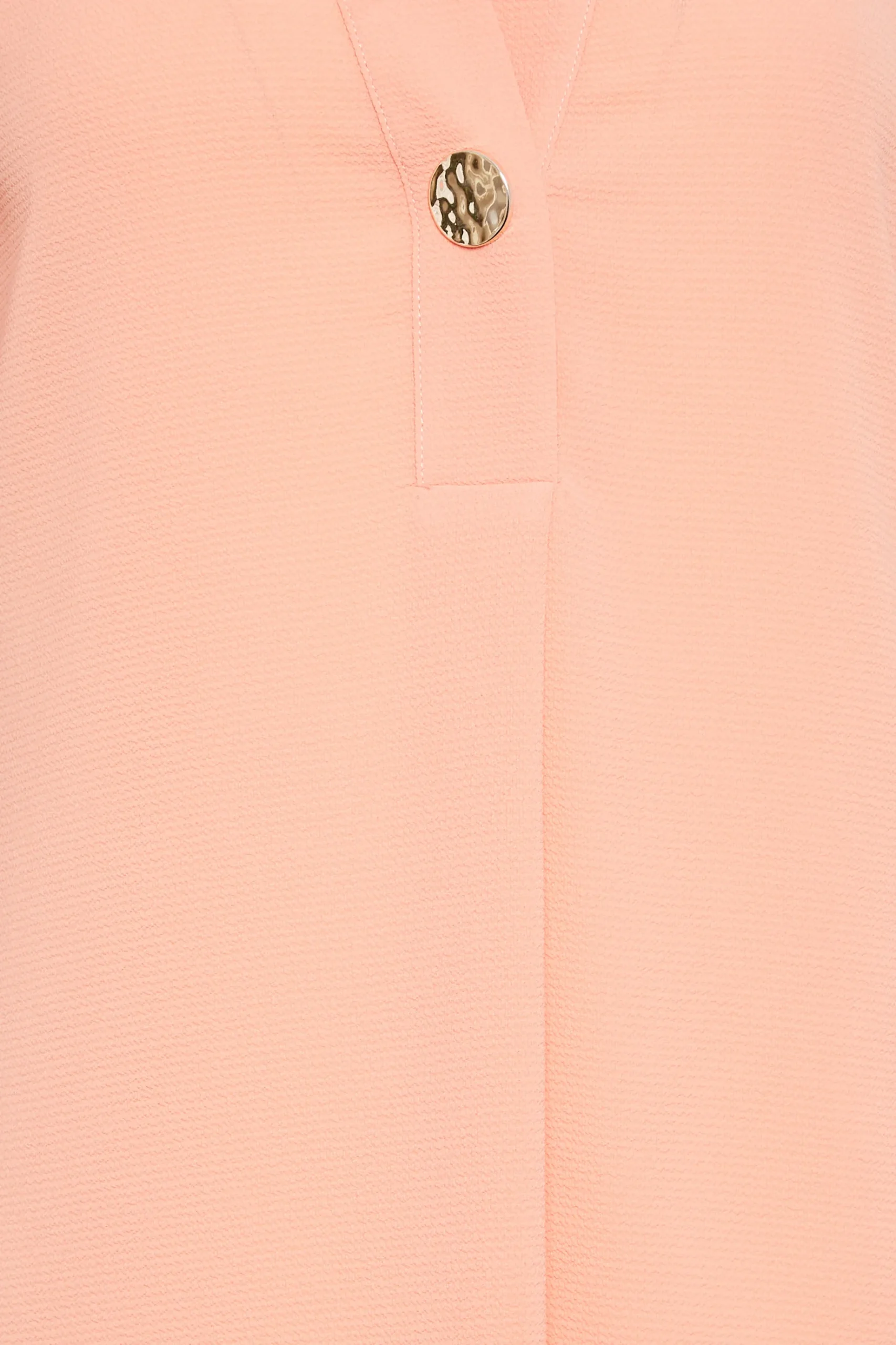 M&Co Womens M&Co Pink Statement Button Tab Sleeve Shirt