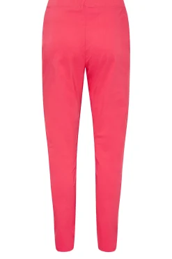 M&Co Womens M&Co Pink Stretch Bengaline Trousers