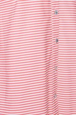 M&Co Womens M&Co Pink Stripe Print Shirt
