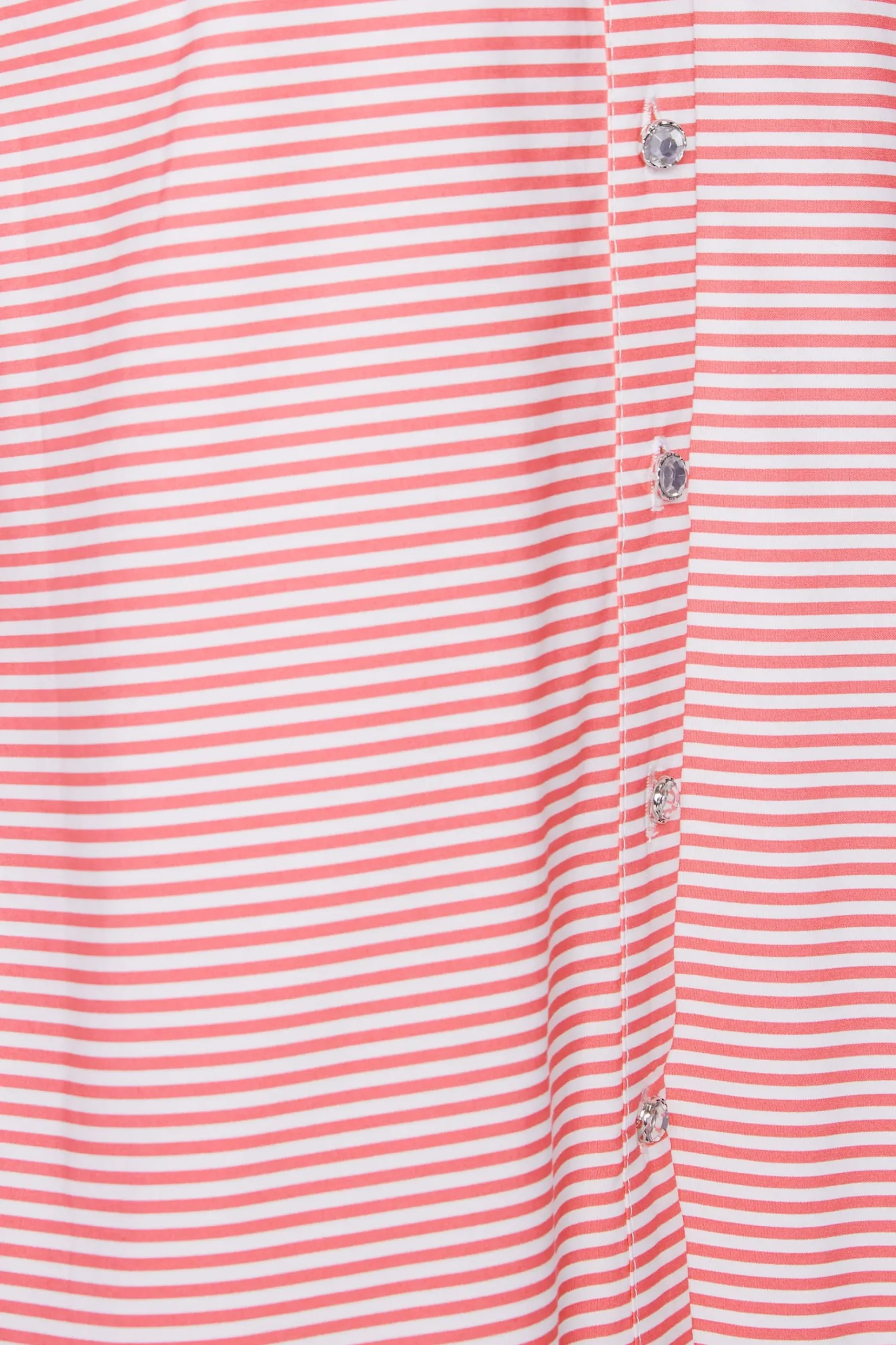M&Co Womens M&Co Pink Stripe Print Shirt
