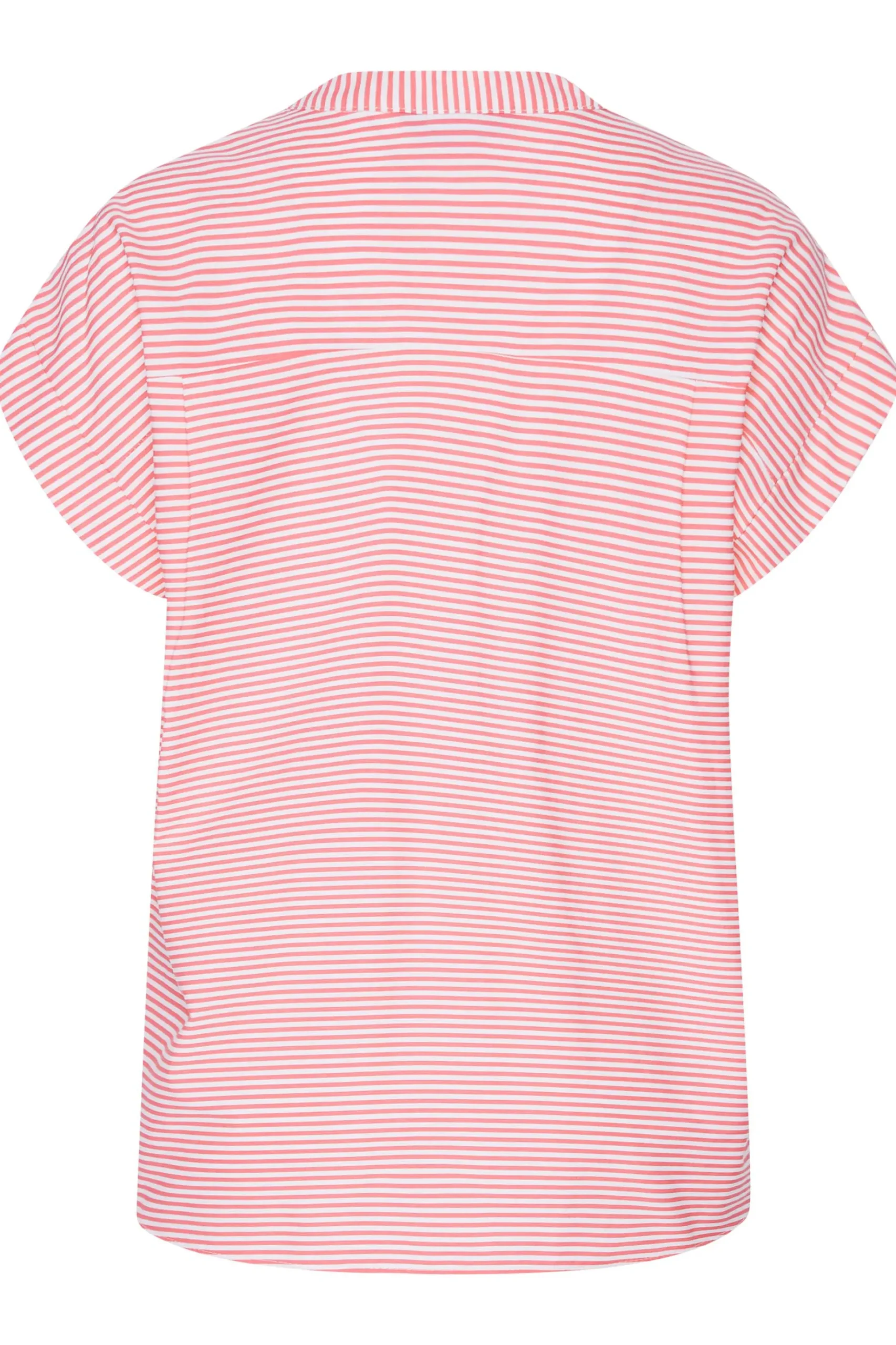 M&Co Womens M&Co Pink Stripe Print Shirt