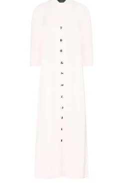 M&Co Womens M&Co Pink Textured Button Through Dress