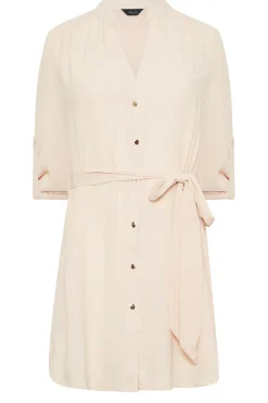 M&Co Womens M&Co Pink Tie Waist Blouse