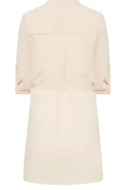M&Co Womens M&Co Pink Tie Waist Blouse
