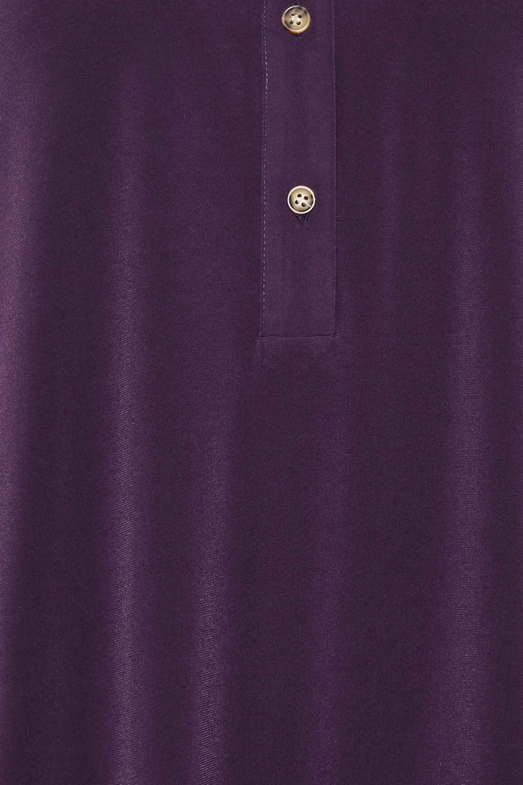 M&Co Womens M&Co Purple Half Placket Shirt