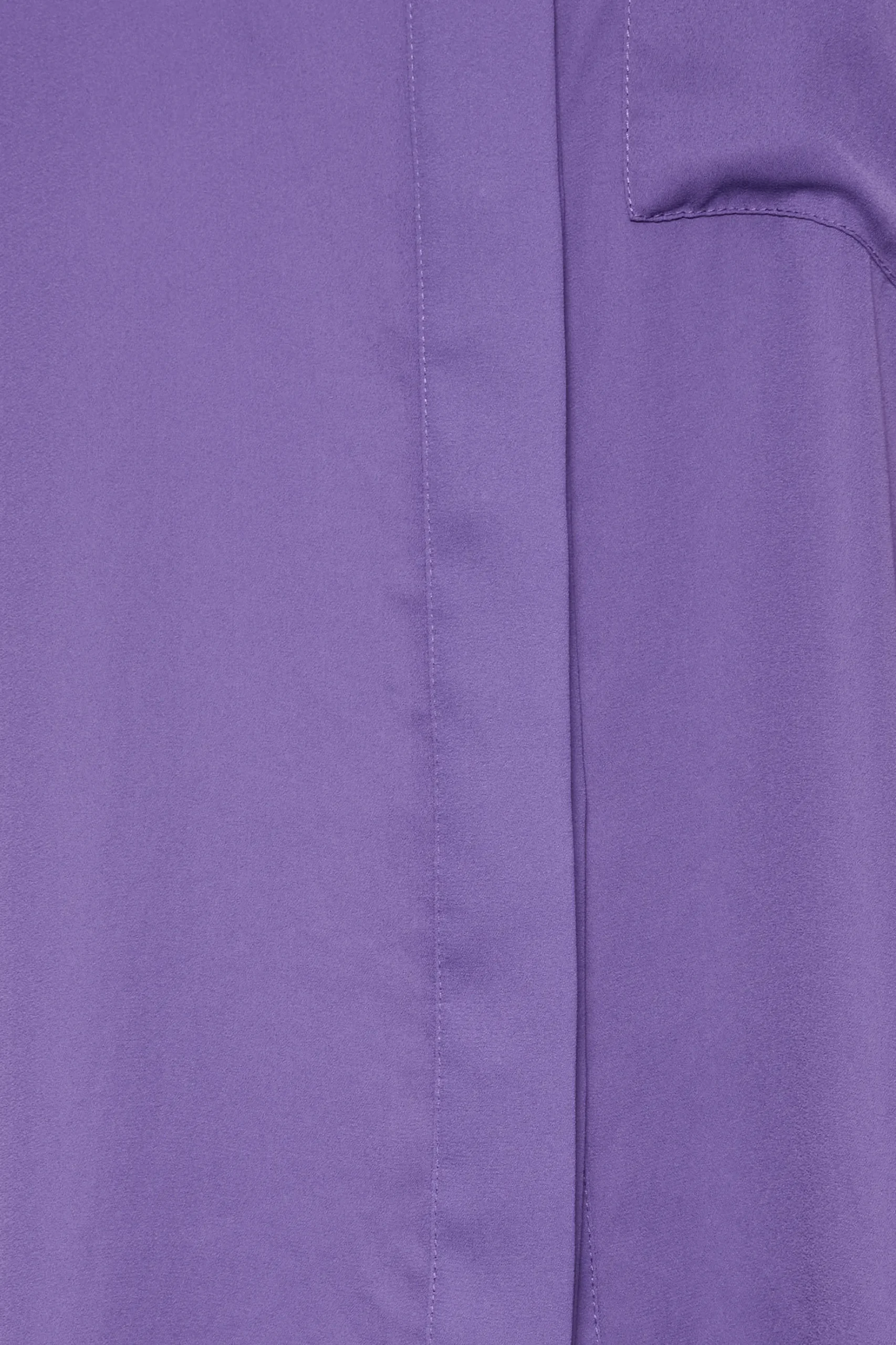 M&Co Womens M&Co Purple Satin Contrast Panel Shirt