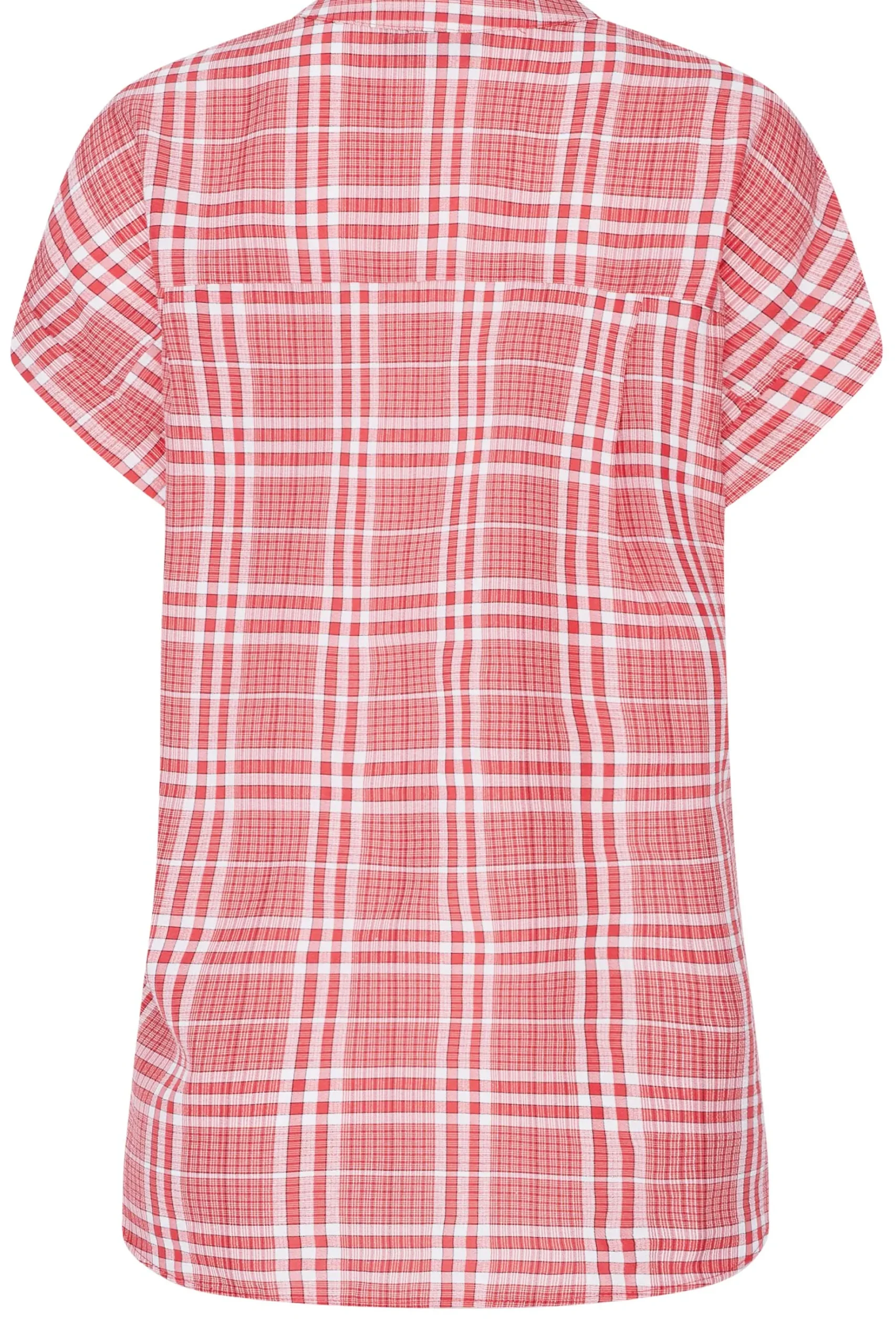 M&Co Womens M&Co Red Check Print Shirt