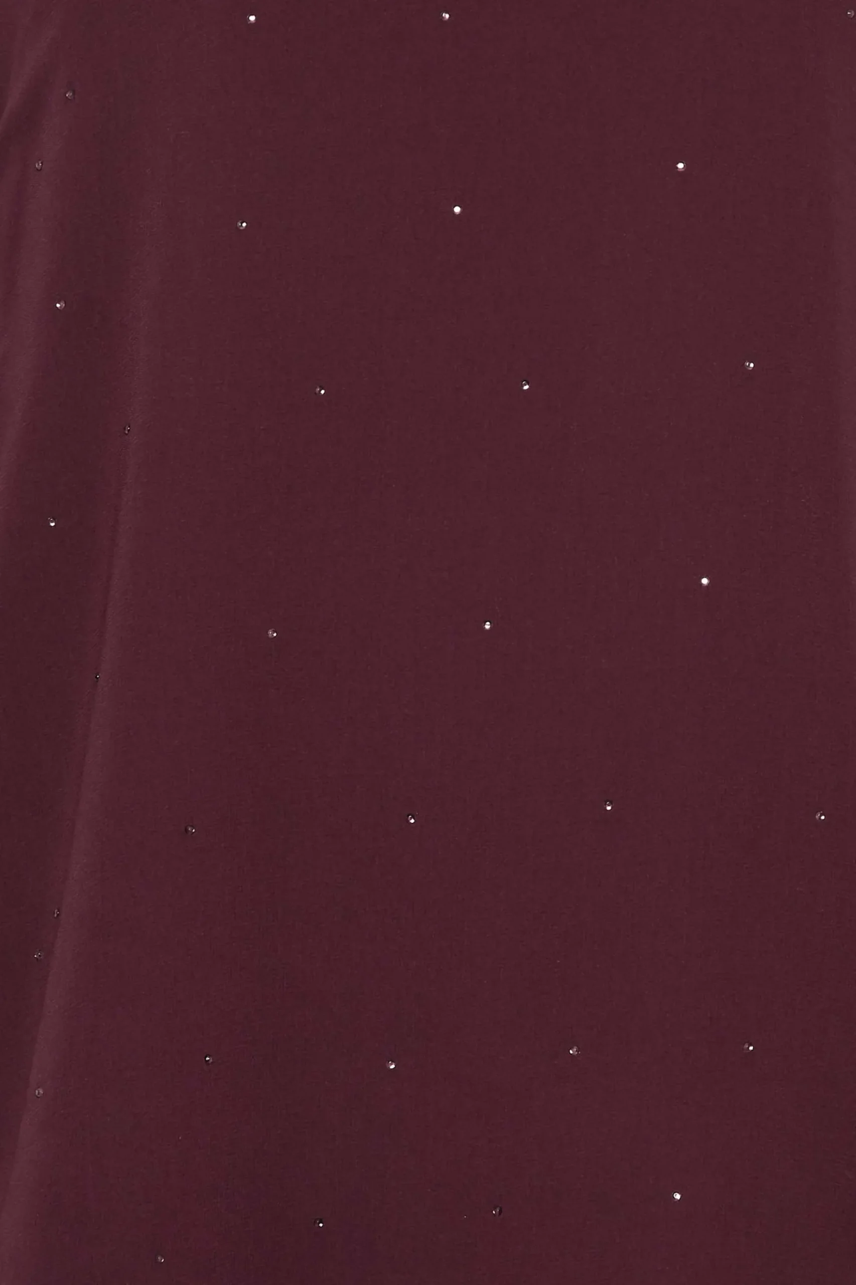 M&Co Womens M&Co Red Gem Detail Angel Sleeve Blouse