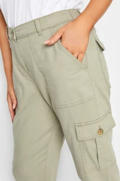 M&Co Womens M&Co Sage Green Cargo Trousers
