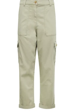 M&Co Womens M&Co Sage Green Cargo Trousers